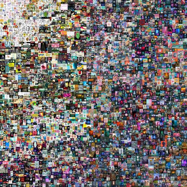 Le NFT le plus cher, "Everydays : the First 5000 Days" de Beeple, a été vendu pour 69,3 millions de dollars.